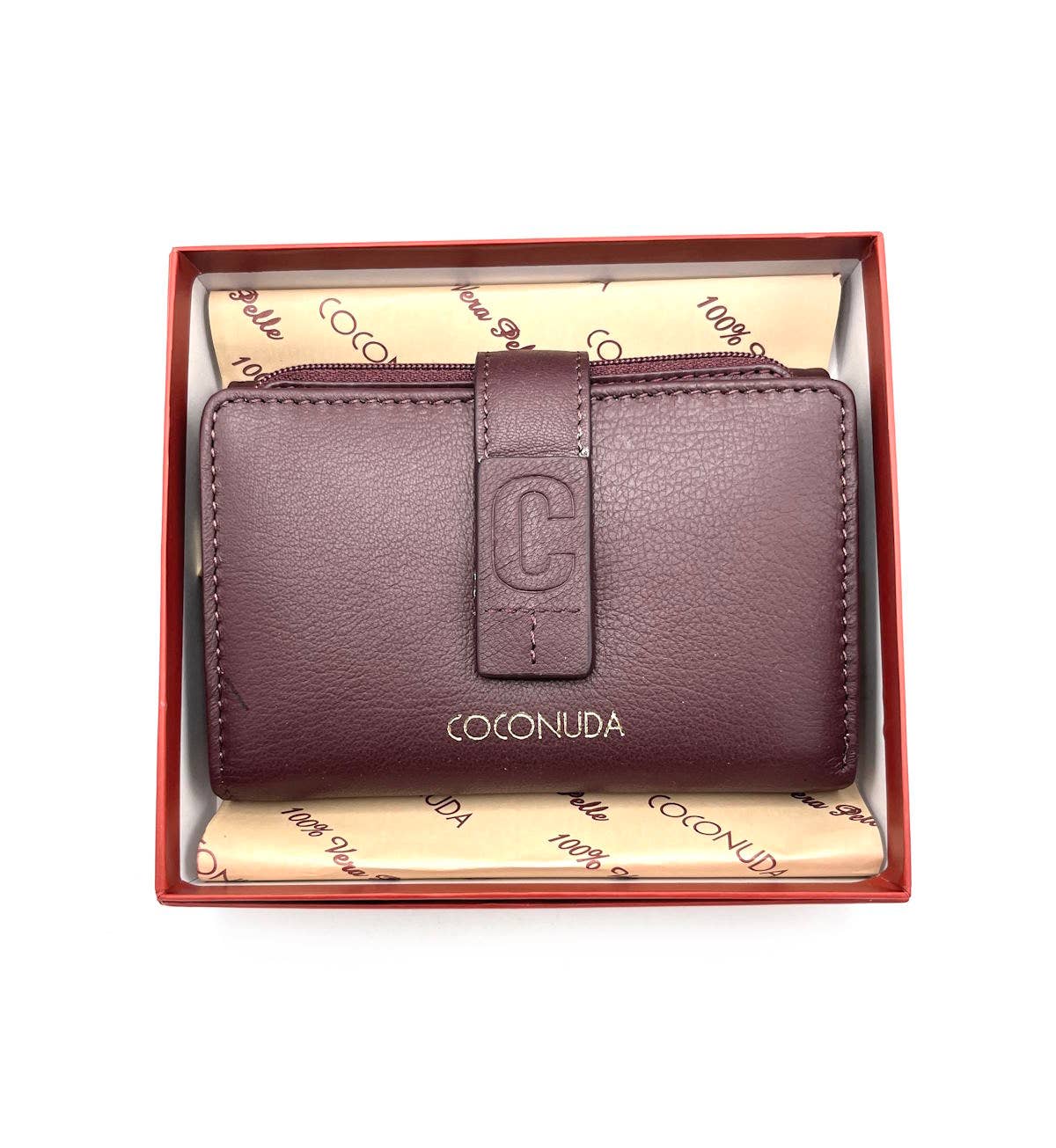 Portemonnee van echt leer, Coconuda voor dames, art. PDK325-71