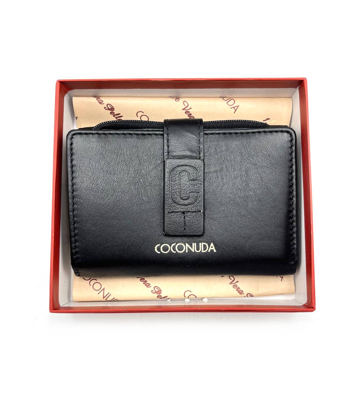 Portemonnee van echt leer, Coconuda voor dames, art. PDK325-71