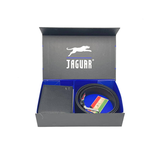 Heren set cadeau leren portemonnee en riem, PARURE701